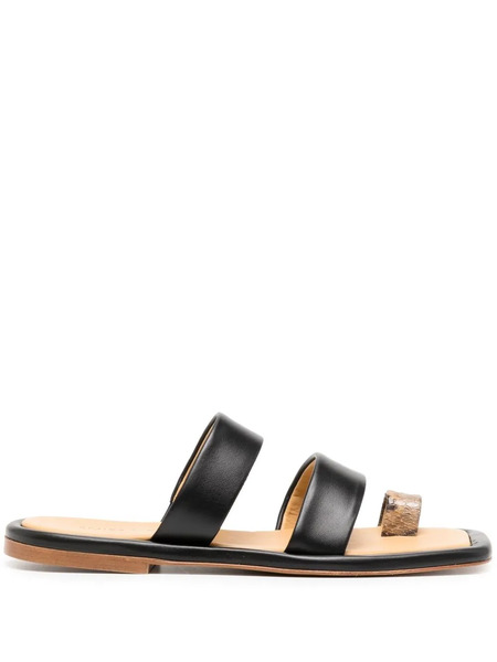  Rejina Pyo Larissa Square-toe Sandals - Black 
