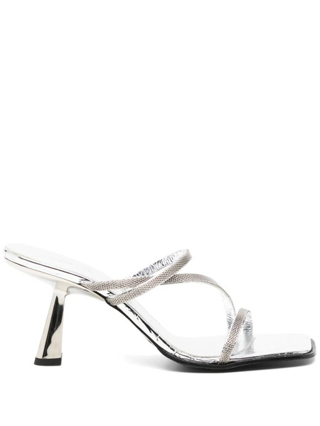  Rejina Pyo 50mm Bella Sandals - Silver 