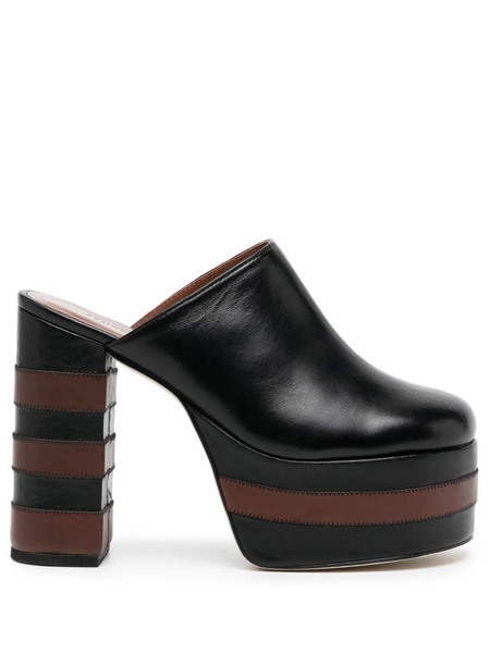  Rejina Pyo Polly 120m Platform Mules - Black 