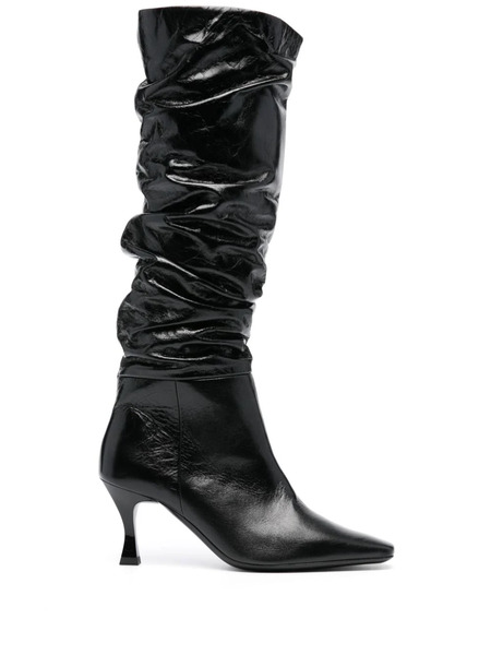 Rejina Pyo Slouchy 70mm Knee-high Boots - Black 