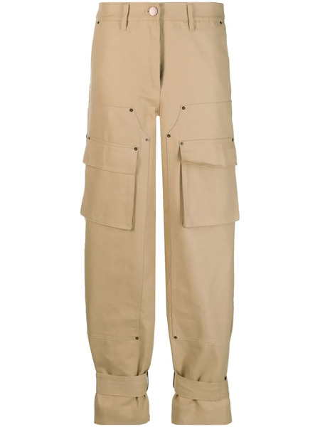  Remain Cotton Cargo Trousers - Neutrals 