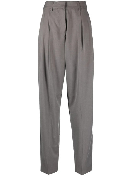  Remain Pleat-detailing Tailored Trousers - Grey 