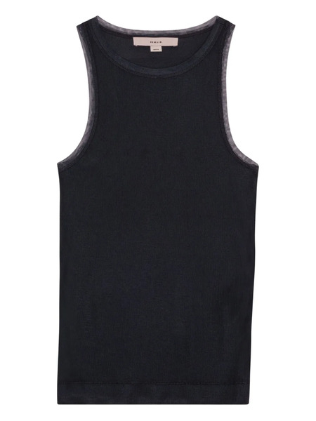  Remain Ribbed Racer-back Top - Grey 
