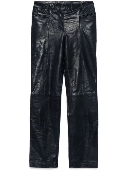  Remain Slim-fit Leather Trousers - Blue 
