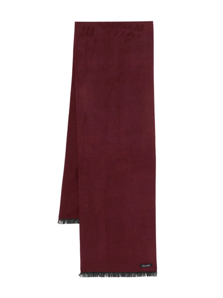  Remus Uomo Logo-patch Scarf - Red 