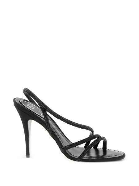  René Caovilla Erin Open-toe Sandals - Black 
