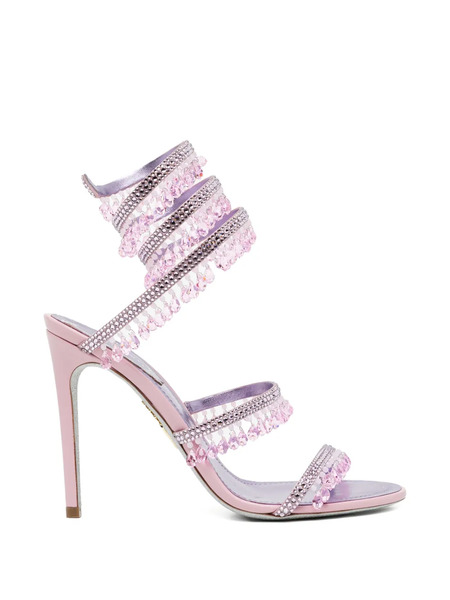  René Caovilla 105mm Chandelier Sandals - Pink 