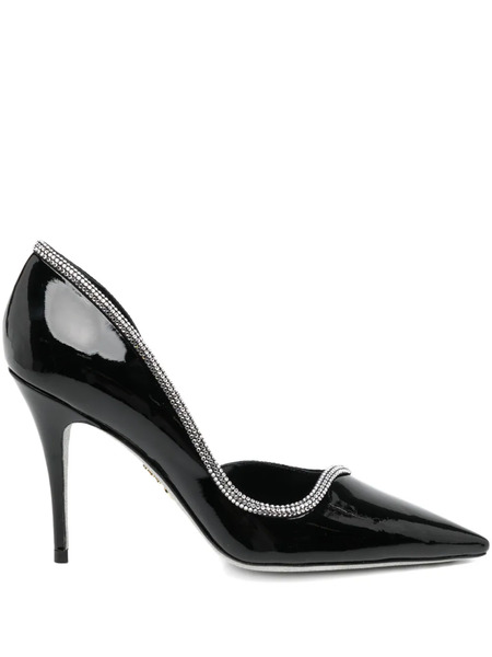  René Caovilla 100mm Onda Pumps - Black 