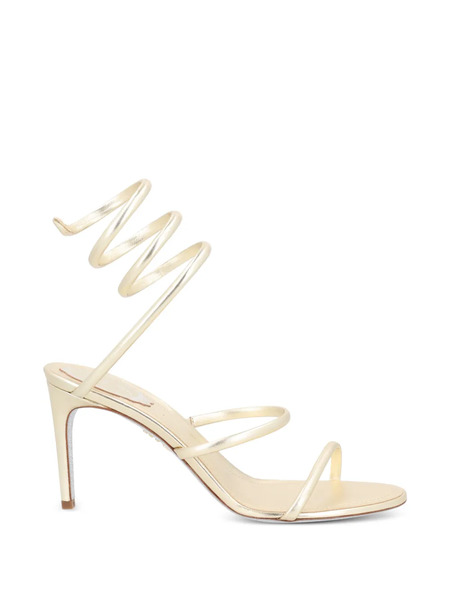  René Caovilla Spiral-detail Pumps - Gold 