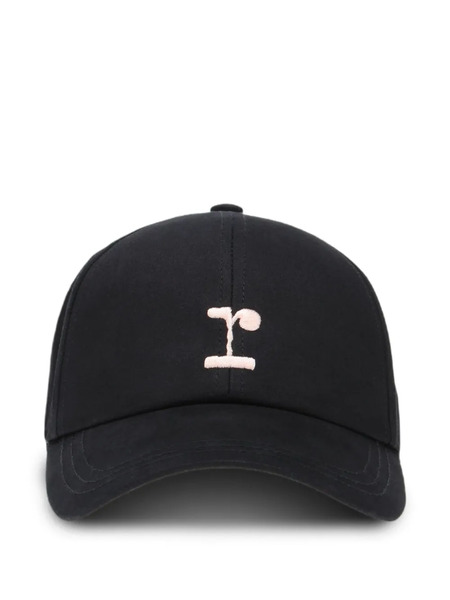  Repetto Embroidered-logo Ribbon Cap - Black 