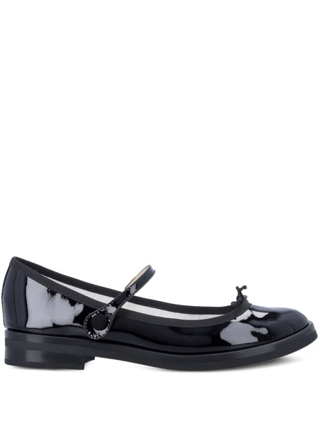  Repetto Patent-leather Bow Ballet Flats - Blue 