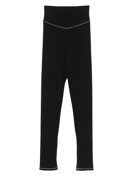  Repetto Ribbed Leggings - Black 
