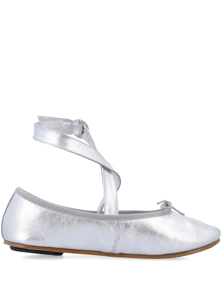  Repetto Sophia Belt Ballet Flats - Grey 