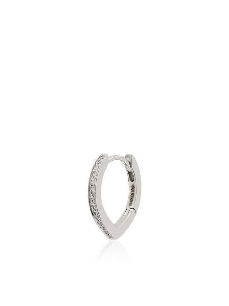  Repossi 18kt White Gold Diamond Single Earring - Silver 