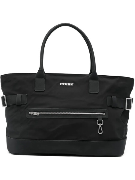  Represent Buckle Zip Tote Bag - Black 
