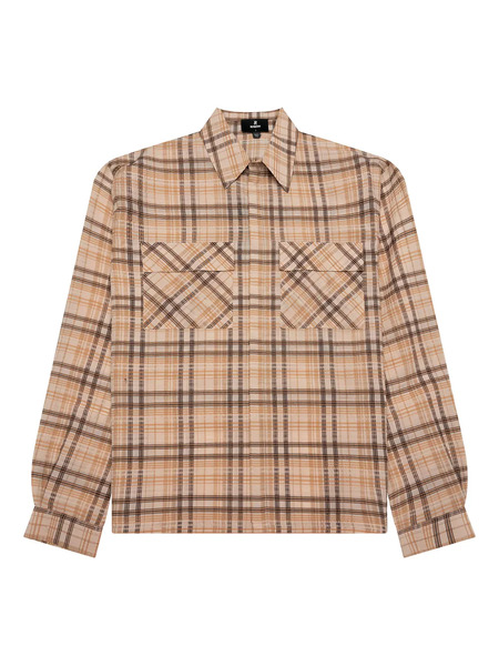  Represent Checked Shirt - Neutrals 