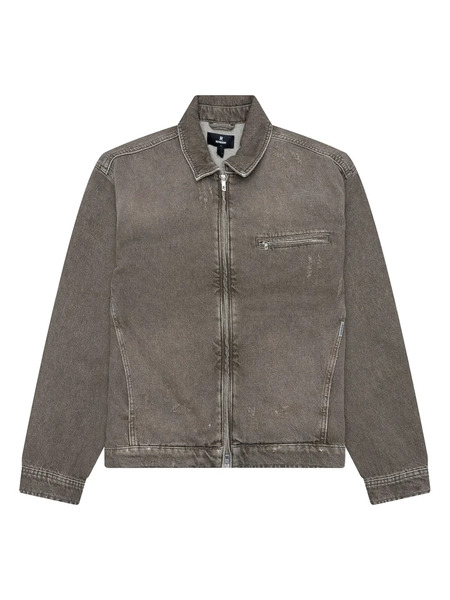  Represent Collared Denim Jacket - Grey 