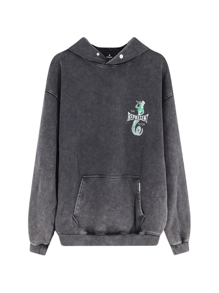  Represent Graphic-print Hoodie - Grey 