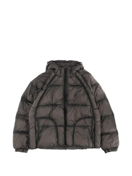  Represent Hooded Puffer Jacket - Black 