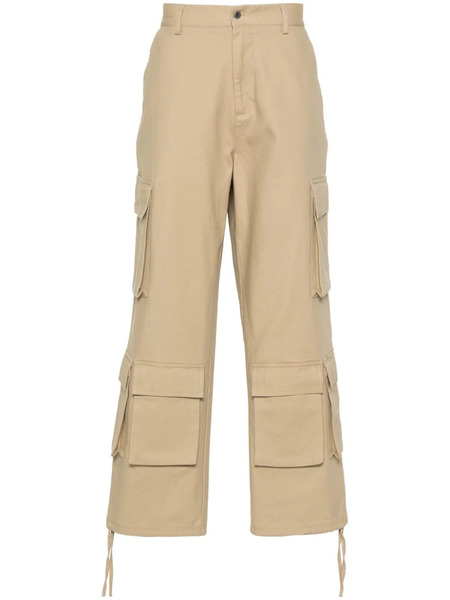  Represent Logo-plaque Cargo Trousers - Neutrals 