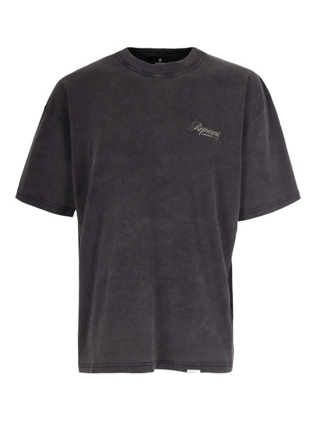  Represent Logo-print T-shirt - Grey 
