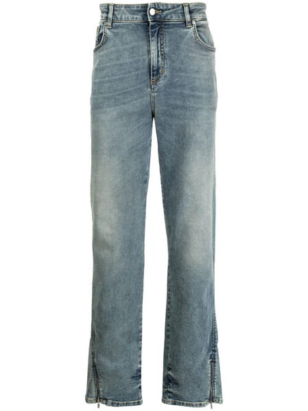  Represent Mid-rise Straight-leg Jeans - Blue 