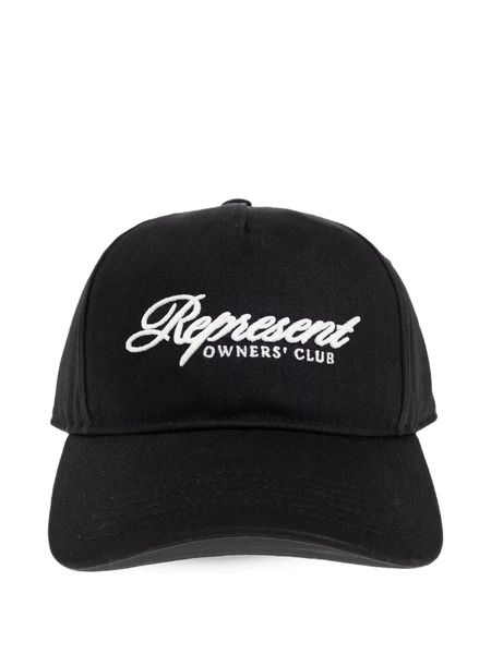 Represent Script-logo Baseball Cap - Black 