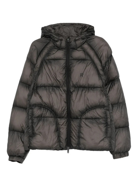  Represent Translucent Hooded Puffer Jacket - Grey 