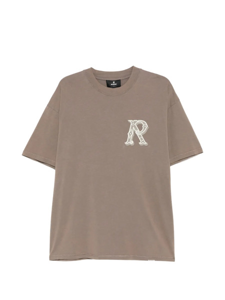  Represent Western Initial Embroidered T-shirt - Brown 