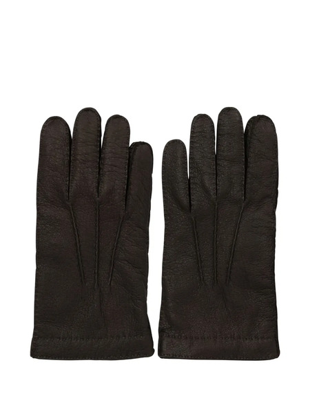  Restelli Leather Gloves - Brown 