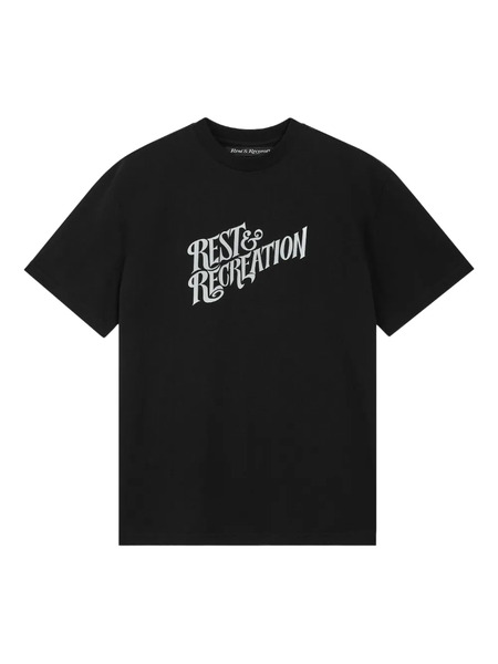  Rest&recreation Logo-print T-shirt - Black 