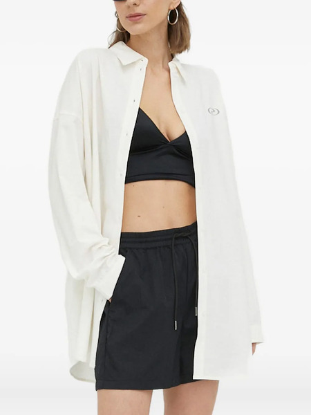  Résumé Buttoned Logo Shirt - White 