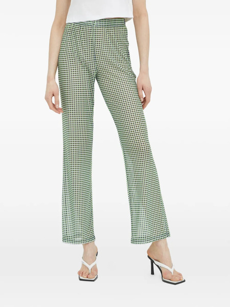  Résumé Checked Trousers - Green 