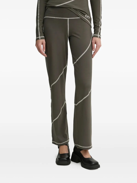  Résumé Contrast Stitching Trousers - Green 