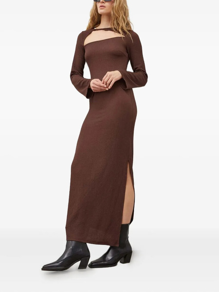  Résumé Cut-out Long-sleeve Dress - Brown 