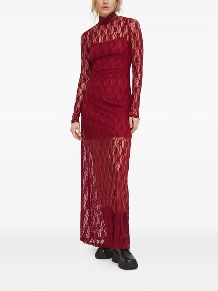  Résumé Laces High-neck Maxi Dress - Red 