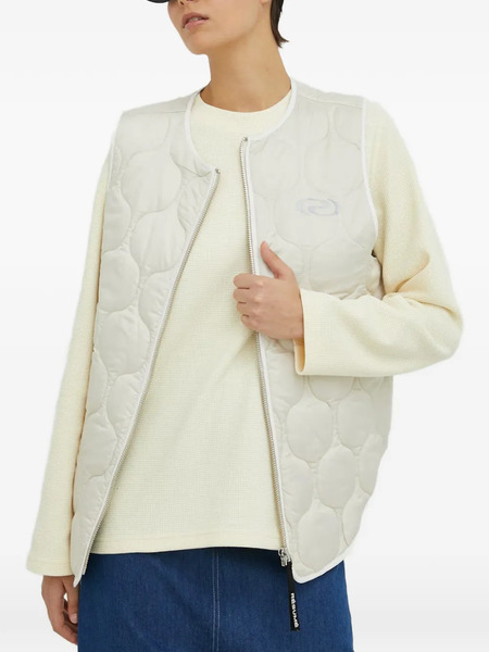  Résumé Quilted Zip-fastening Vest - Neutrals 