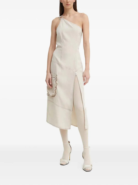  Résumé Ring Detail One-shoulder Dress - White 