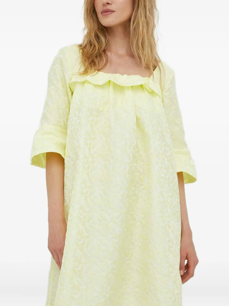  Résumé Ruffled Floral Dress - Yellow 