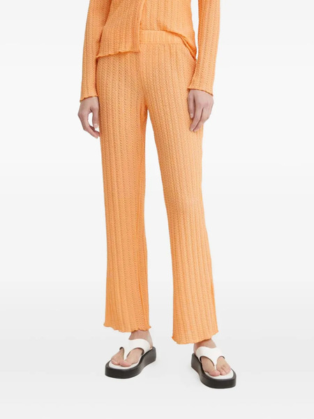  Résumé Textured Trousers - Orange 