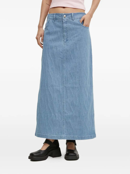  Résumé Wave-pattern Maxi Skirt - Blue 