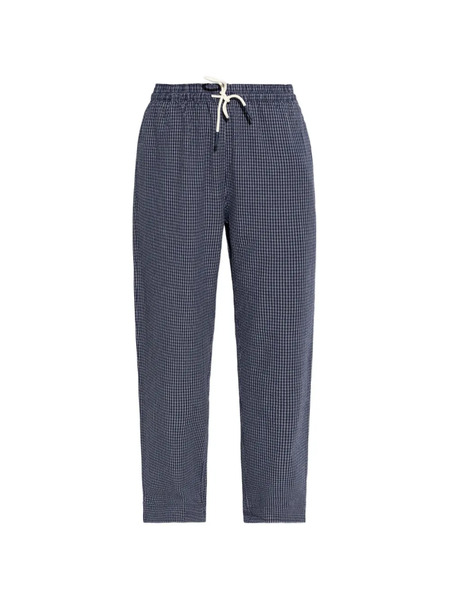  Rethinkit Studios Checked Trousers - Blue 