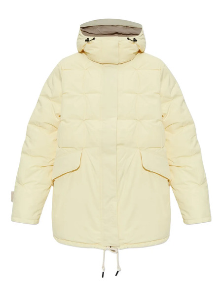  Rethinkit Studios Quilted Hooded Parka Coat - Neutrals 
