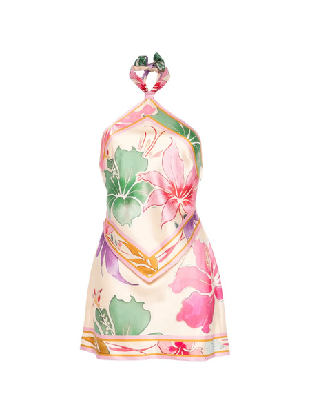  Retrofete Adelaide Floral Mini Dress - Neutrals 