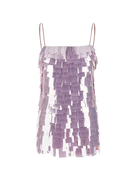 Retrofete Lucasta Sequin-embellished Mini Dress - Purple 