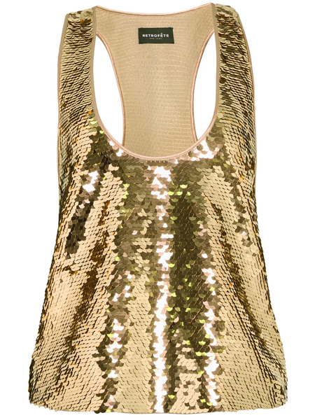  Retrofete Mandy Tank Top - Gold 