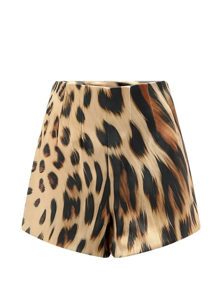  Retrofete Marie Animal-print Shorts - Neutrals 