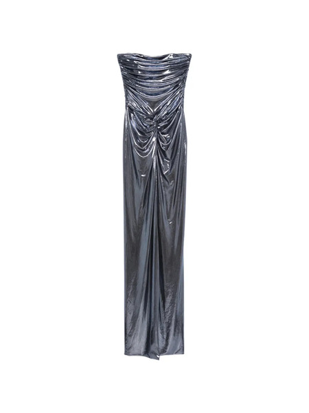  Retrofete Maytal Ruched Maxi Dress - Blue 