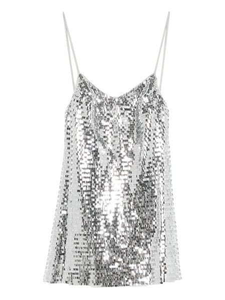  Retrofete Tula Sequin Mini Dress - Silver 