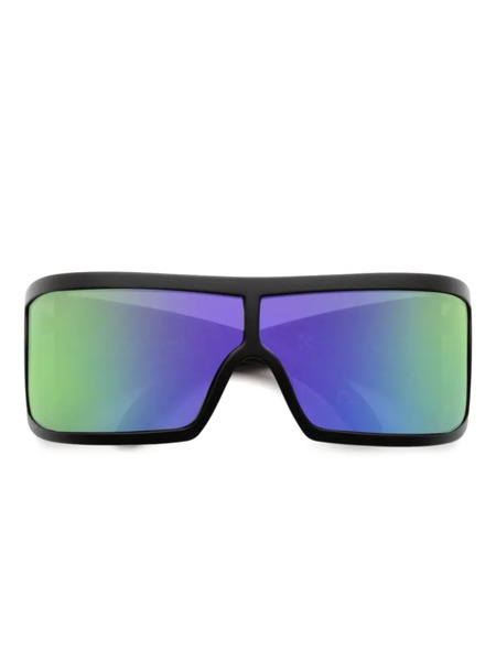  Retrosuperfuture Bones Obsidian Sunglasses - Black 